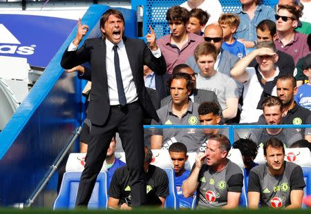 Football Soccer Britain - Chelsea v Burnley - Premier League - Stamford Bridge - 27/8/16 Chelsea manager Antonio Conte Reuters / Eddie Keogh Livepic