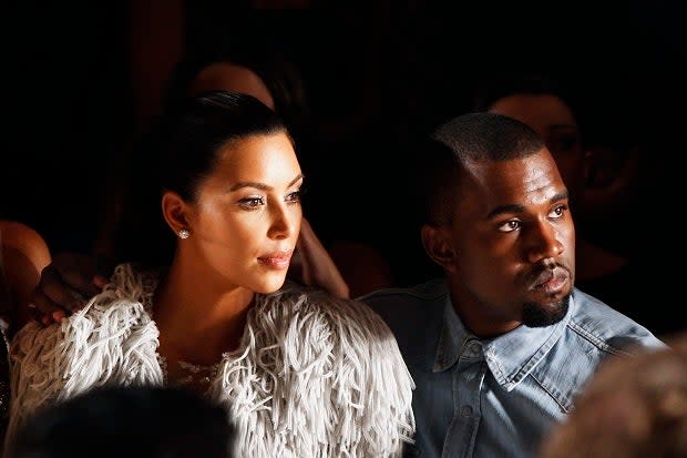 Kim and Kanye (Getty)