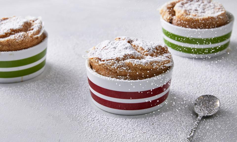 Boozy Eggnog Souffle