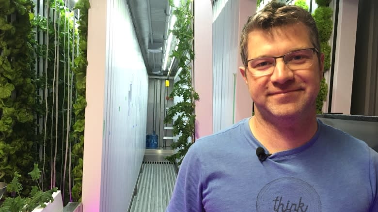 Tiny farm grows giant crop in old Dartmouth shipping container