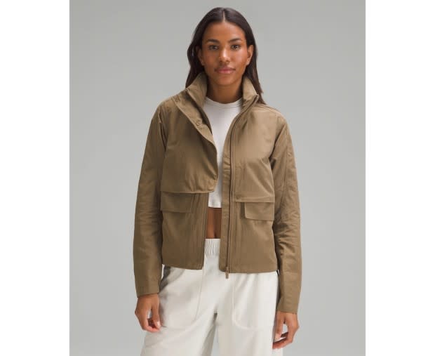 <p>lululemon</p><p>If you’re someone who appreciates a fall jacket that combines both style and function, we found the piece for you. The Always Effortless Jacket from lululemon is made with water-repellent fabric and features a stow-able hood, but it’s not your typical cloudy day number. The hip-length coat is, yes, effortless and smart — even when paired with athletic clothes.</p>