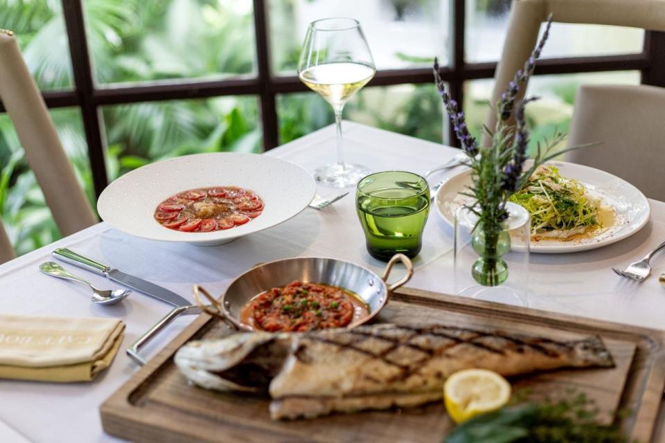 Café Boulud Palm Beach offers exquisite fish and seafood preparations.