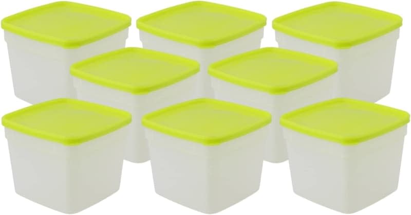 Arrow Plastic 1.5-Pint Freezer Storage Containers (Set of 8)