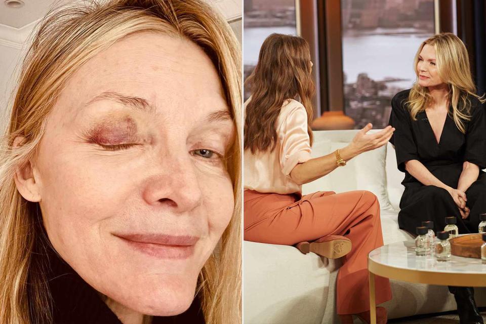 <p>Michelle Pfeiffer/Instagram; The Drew Barrymore Show/Ash Bean</p> Michelle Pfeiffer and Drew Barrymore