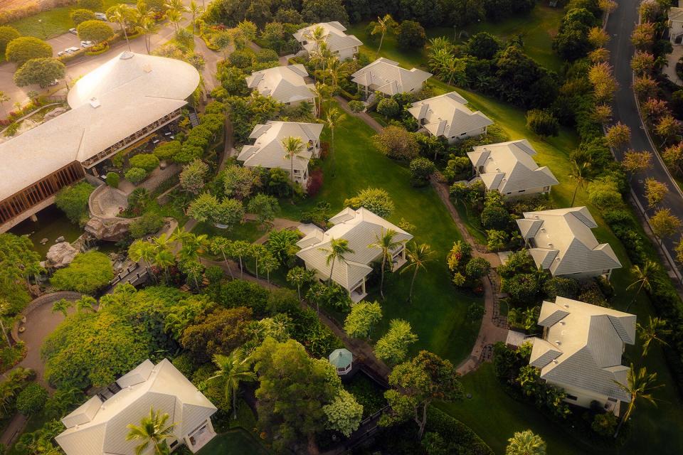 Aerial view the property at Hotel Wailea