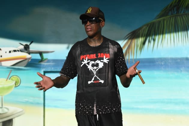 Dennis Rodman Seen At Fort Hollywood Beach - Credit: mpi04/MediaPunch/MediaPunch/IPx/AP Photo