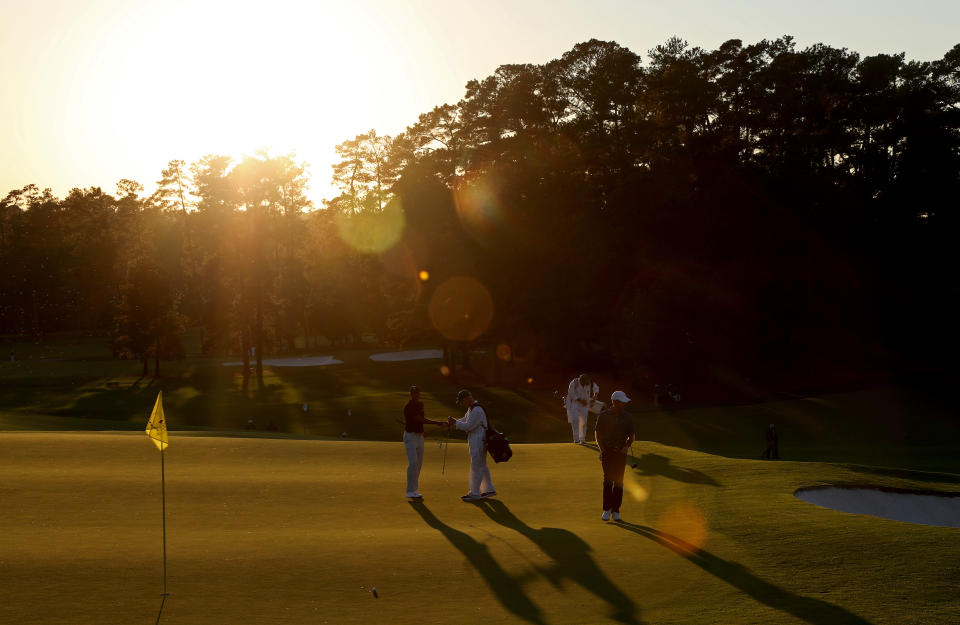 Tiger Woods at the Masters