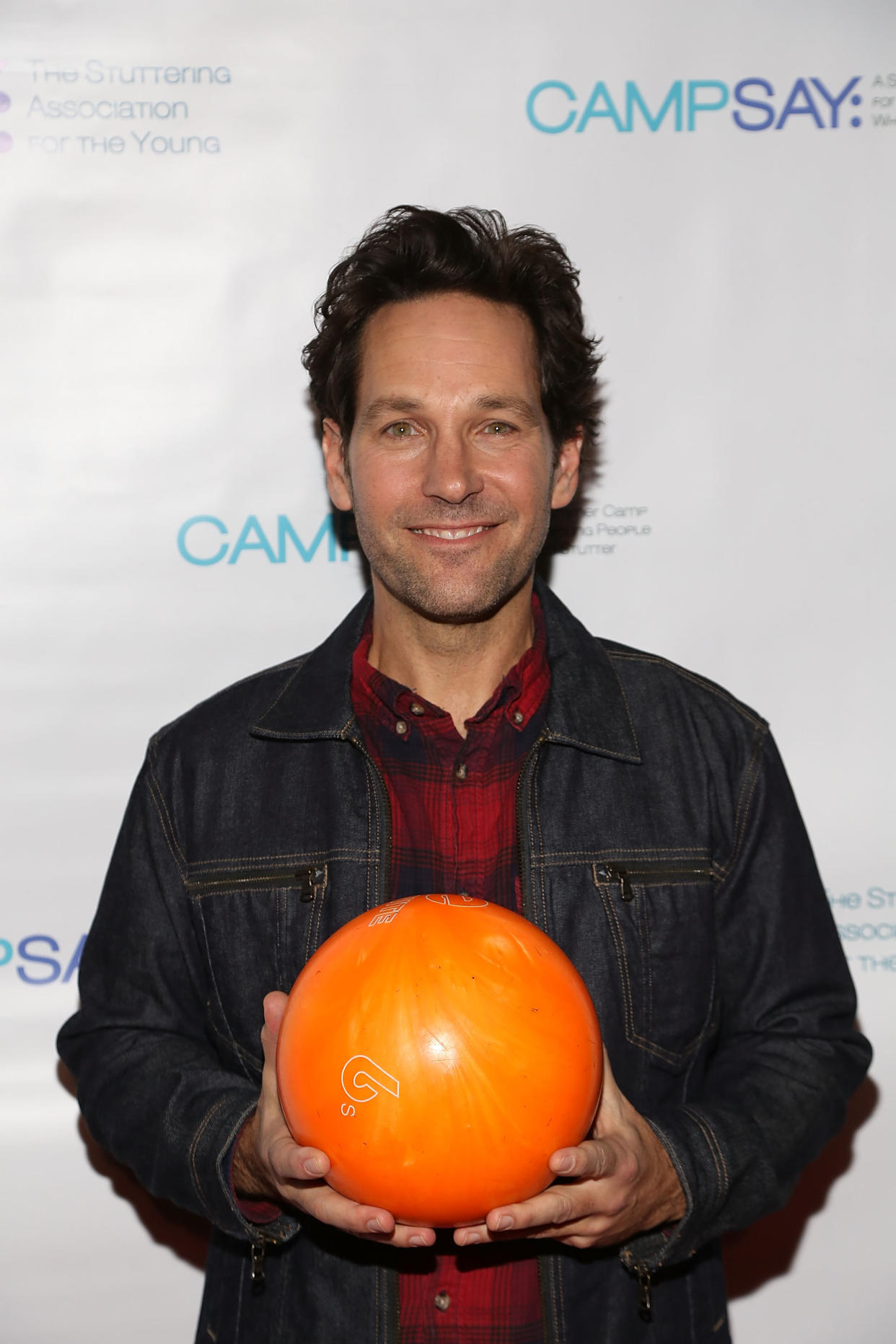 Paul Rudd at his seventh annual Paul Rudd All-Star Bowling Benefit for the Stuttering Association for the Young (SAY) at Lucky Strike Manhattan. (Photo: Manny Carabel/Getty Images)