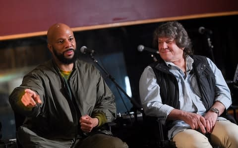 The rapper Common and promoter Lang announce the Woodstock 50 line-up - Credit: Evan Agostini/Invision