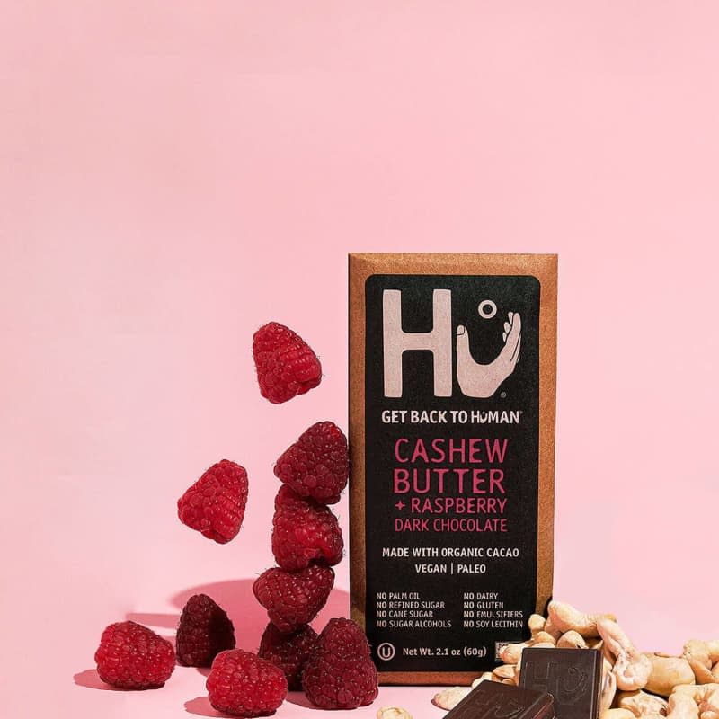 Hu Cashew Butter and Raspberry Chocolate Bars