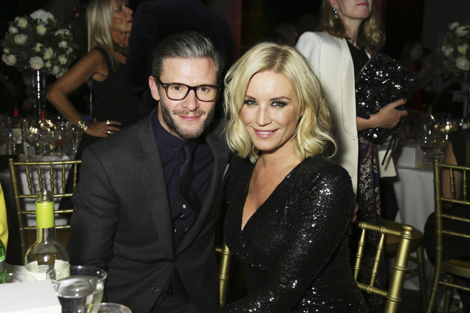 LONDON, ENGLAND - DECEMBER 02:  Eddie Boxshall (L) and Denise Van Outen attend the Cosmopolitan Ultimate Women Of The Year Awards at One Mayfair on December 2, 2015 in London, England.  (Photo by Dave J Hogan/Dave J Hogan/Getty Images)