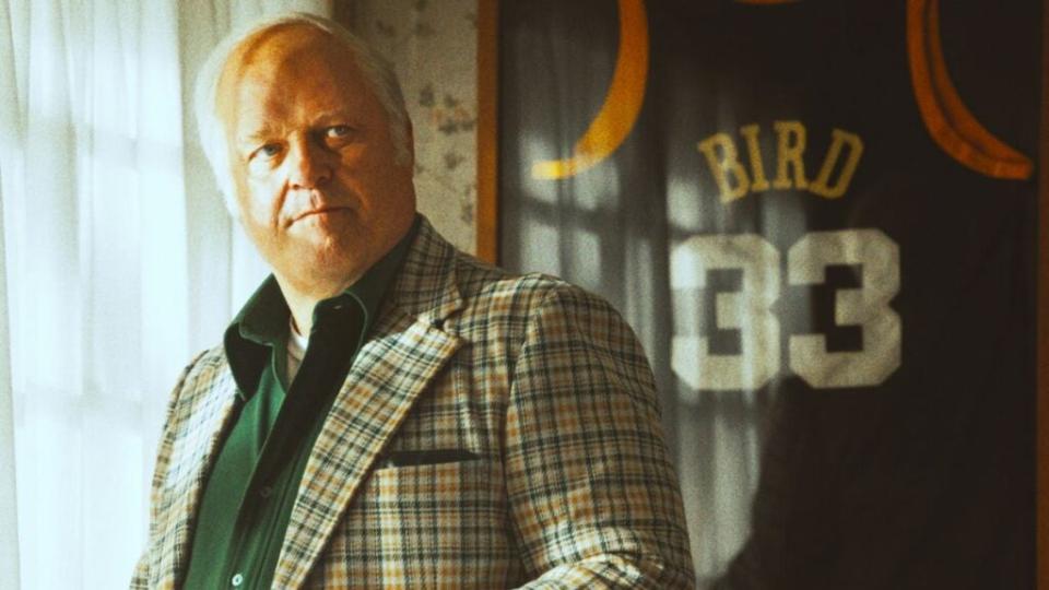 Michael Chiklis as Red Auerbach (Photo credit: HBO)