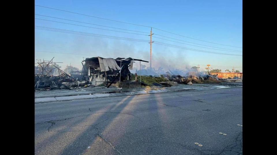 An early morning structure fire damaged a feed store in Atwater on Sunday, according to the Atwater Police Department.