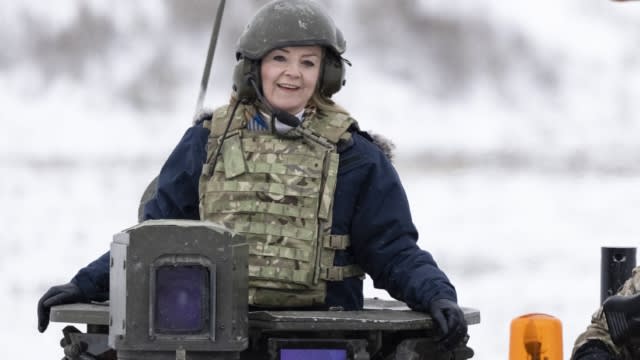 <div class="inline-image__title">Foreign Secretary Liz truss visits Estonia</div> <div class="inline-image__credit">Simon Dawson / No10 Downing Street</div>