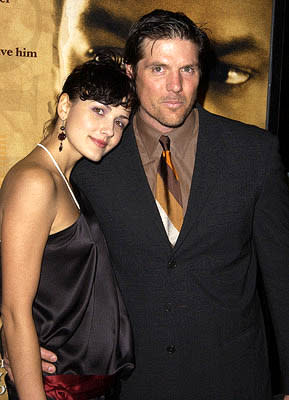 Paul Johansson and Gabriela at the LA premiere for New Line's John Q