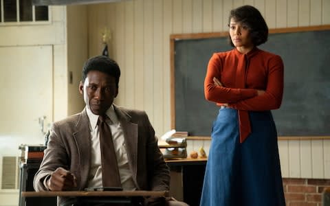 Mahershala Ali and Carmen Ejogo - Credit: HBO