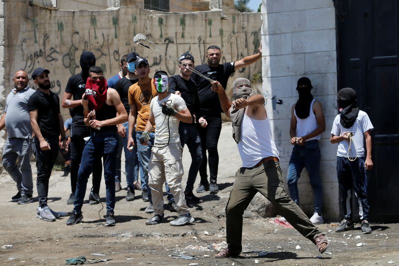 Clashes occur during the funeral of 12-year-old Palestinian boy Mohammad Al Alami in West Bank