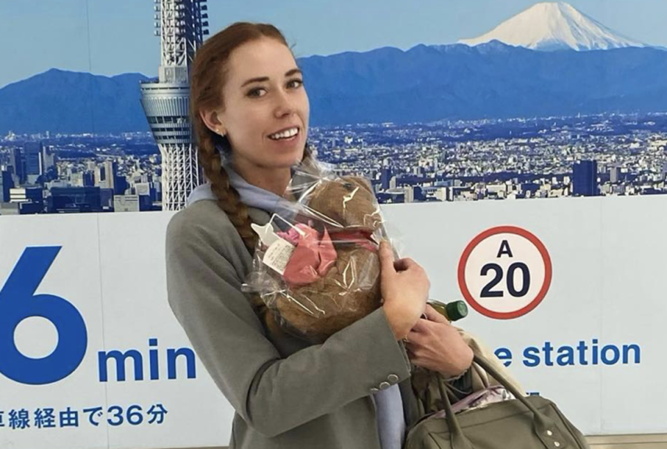 Chicago woman Kandace Schipper arrived in Japan on 8 May (Facebook / Nicole Willea)