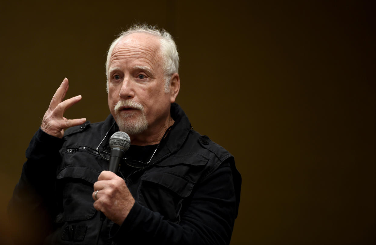 LONG BEACH, CA - SEPTEMBER 27: Richard Dreyfuss who is being honored by the Catalina Film Festival sat for an interview with Deadline's Geoff Boucher on Day 2 of the festival in Long Beach on Thursday, September. 27, 2018. (Photo by Brittany Murray/Digital First Media/Long Beach Press-Telegram via Getty Images)