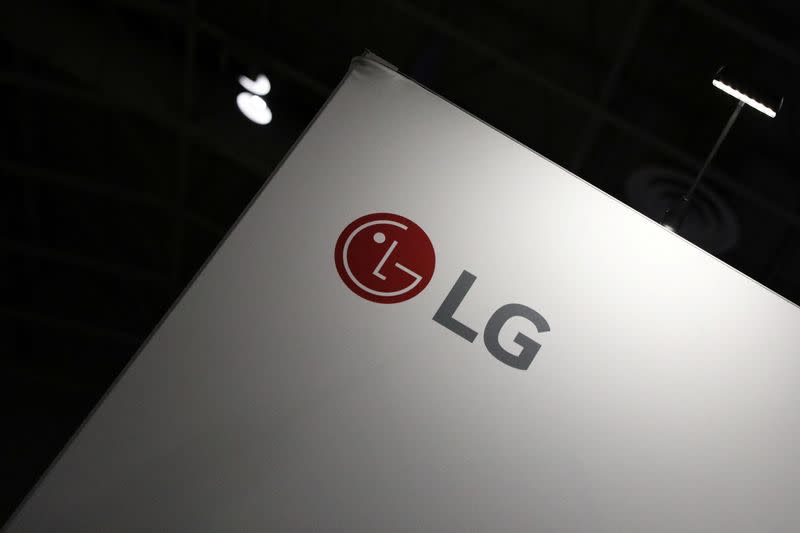 FILE PHOTO: Display for South Korean multinational electronics company LG in Toronto