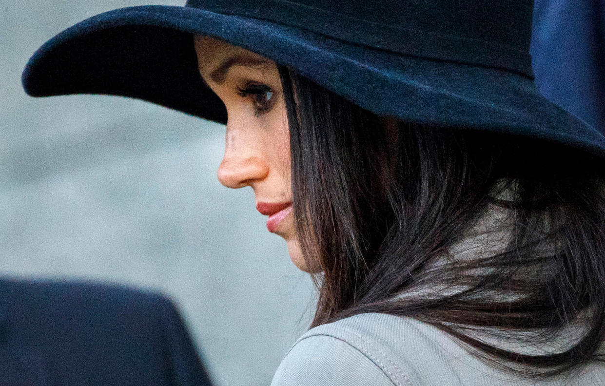 Meghan Markle wird ihren Hochzeitstag ohne ihren Vater feiern. (Bild: AP Photo)