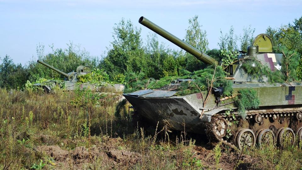 2s9 nonas of ukrainian 25th air assault brigade in 2018