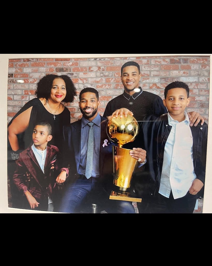 Tristan Thompson, Andrea Thompson, Family