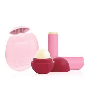 The Raspberry Smooth Sphere Lip Balm and Limited Edition Strawberry Smooth Stick Lip Balm are 100% natural and certified organic, and the coordinating hand cream is fab, too. The best part: 100% of net profits from this trio of berry scented products go to cancer research.