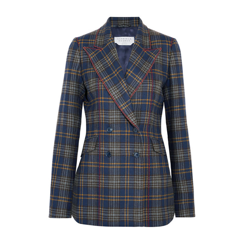 <a rel="nofollow noopener" href="http://rstyle.me/~a6T1u" target="_blank" data-ylk="slk:Angela Checked Merino Wool Blazer, Gabriela Hearst, $2495;elm:context_link;itc:0;sec:content-canvas" class="link ">Angela Checked Merino Wool Blazer, Gabriela Hearst, $2495</a><p> <strong>Related Articles</strong> <ul> <li><a rel="nofollow noopener" href="http://thezoereport.com/fashion/style-tips/box-of-style-ways-to-wear-cape-trend/?utm_source=yahoo&utm_medium=syndication" target="_blank" data-ylk="slk:The Key Styling Piece Your Wardrobe Needs;elm:context_link;itc:0;sec:content-canvas" class="link ">The Key Styling Piece Your Wardrobe Needs</a></li><li><a rel="nofollow noopener" href="http://thezoereport.com/entertainment/culture/violette-french-girl-makeup-tutorial/?utm_source=yahoo&utm_medium=syndication" target="_blank" data-ylk="slk:The French Girl Makeup Trick We Never Knew Existed;elm:context_link;itc:0;sec:content-canvas" class="link ">The French Girl Makeup Trick We Never Knew Existed</a></li><li><a rel="nofollow noopener" href="http://thezoereport.com/entertainment/celebrities/chrissy-teigen-second-child-ivf-instyle-november-2017/?utm_source=yahoo&utm_medium=syndication" target="_blank" data-ylk="slk:Chrissy Teigen And John Legend Have Some Exciting Baby News;elm:context_link;itc:0;sec:content-canvas" class="link ">Chrissy Teigen And John Legend Have Some Exciting Baby News</a></li> </ul> </p>