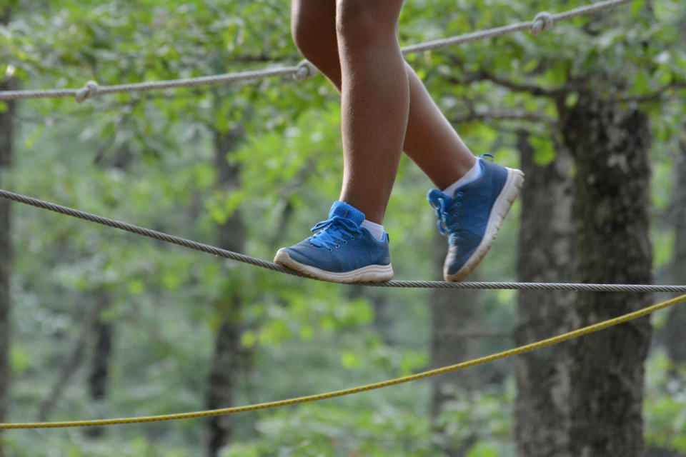 Camp Hope, a free weeklong camp for children exposed to domestic abuse and other trauma, offers therapy, outdoor adventures and crafts. In addition to helping kids heal, the program hopes to break the cycle of violence. (Photo: daniele russo/Getty Images)