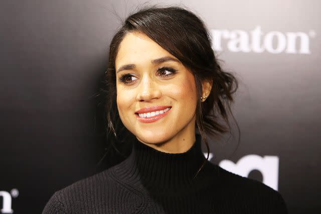 <p>Michael Tran/FilmMagic</p> Meghan Markle in 2016