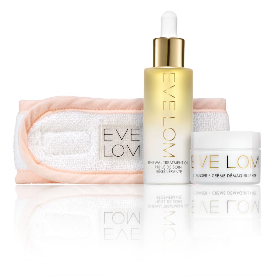 <p><a href="https://go.redirectingat.com?id=74968X1596630&url=https%3A%2F%2Fwww.evelom.com%2Fcollections%2Fsets%2Fproducts%2Frenewal-glow-set&sref=https%3A%2F%2F" rel="nofollow noopener" target="_blank" data-ylk="slk:Shop Now;elm:context_link;itc:0;sec:content-canvas" class="link ">Shop Now</a></p><p>Renewal Glow Set</p><p>evelom.com</p><p>$129.00</p>