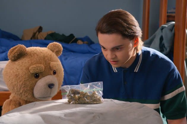 A scene from Seth MacFarlane's 'Ted.' - Credit: Peacock