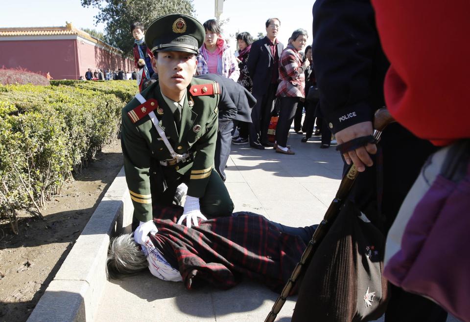 Apparent car attack at Beijing's Forbidden City