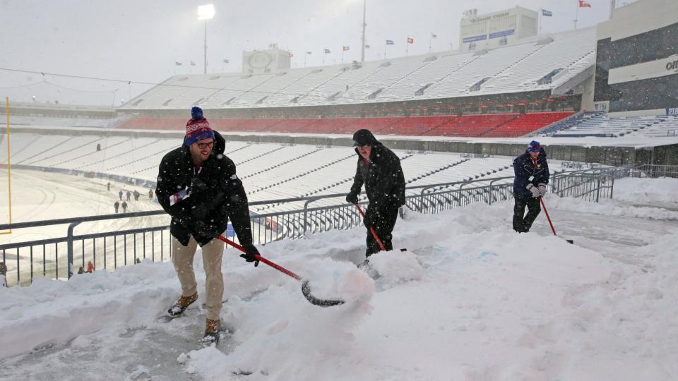 The Bills had to move their Nov. 20 home game to Detroit due to a blizzard that paralyzed the area.