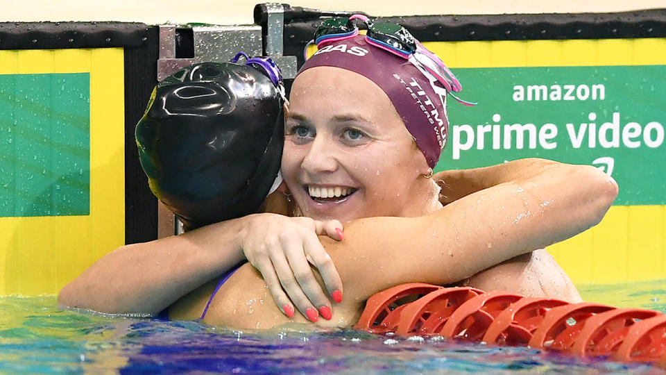 Ariarne Titmus goes into Tokyo with the second-fastest time in history in the women's 200m freestyle. Pic: Getty