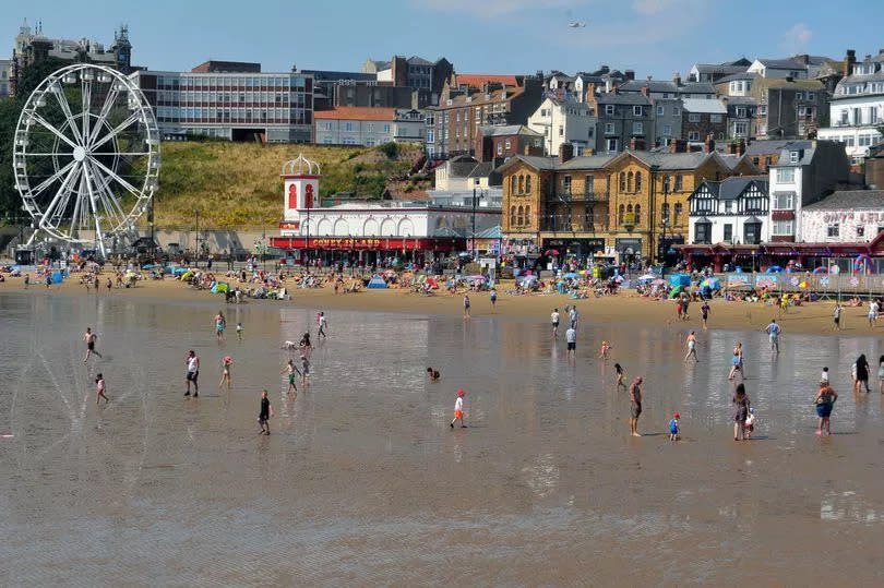 File picture: People on the beach at South Bay, Scarborough