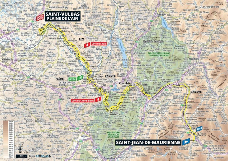 Tour de France 2024 stage 5 preview Route map and profile as sprinters