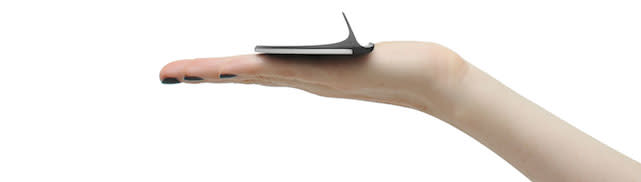 Side view of Ten One Design Magnus Air stand in hand