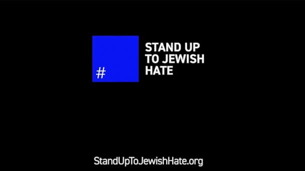 PHOTO: Robert Kraft's 'Stand Up to Jewish Hate' campaign. (@StandUp2JewHate/Twitter)