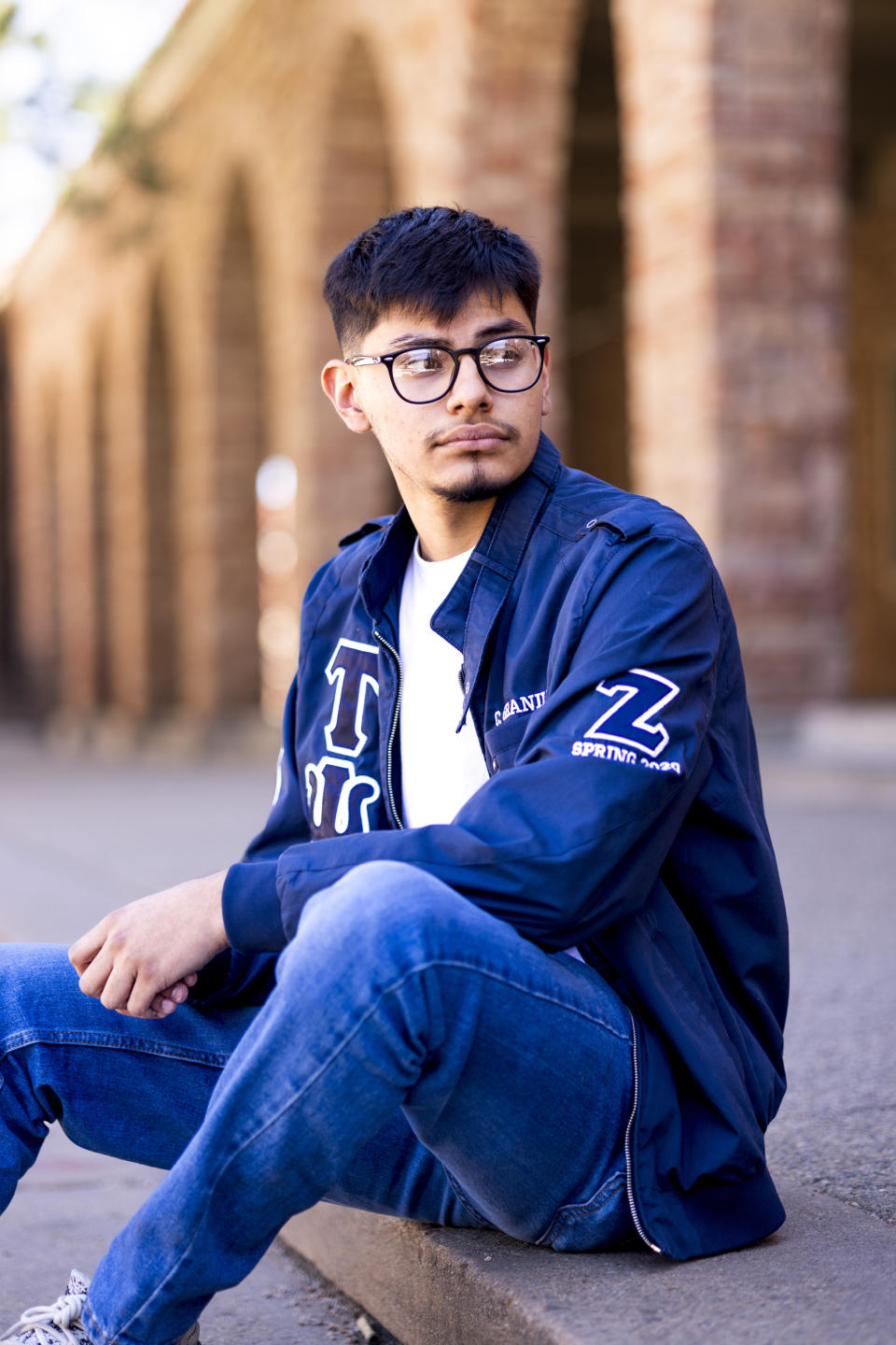 University of Colorado senior and Tau Psi Omega Fraternity president Carlos Granillo (Michael Ciaglo for NBC News)