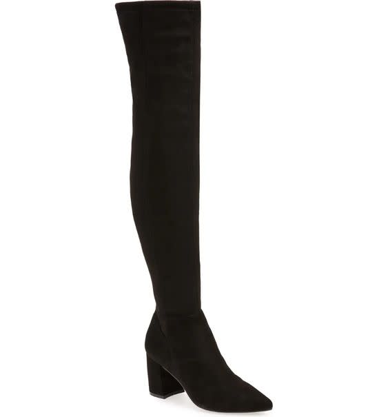 Nifty Pointed Toe Over-the-Knee Boot