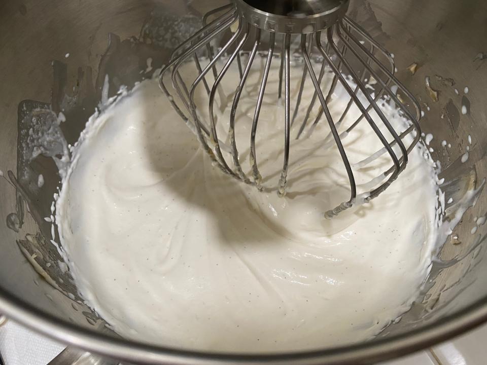 Duff Goldman process 9 whipped cream