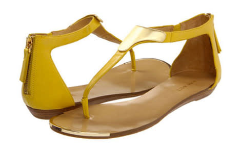 Sunny Yellow T-Straps 