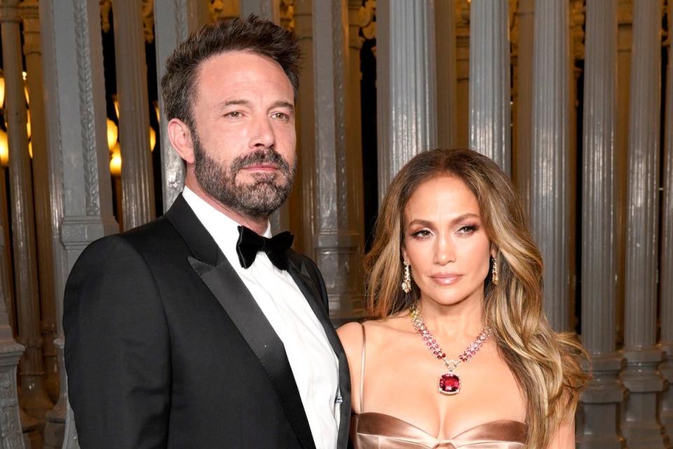 Affleck and Lopez attend the LACMA Art+Film Gala (Getty Images for LACMA)