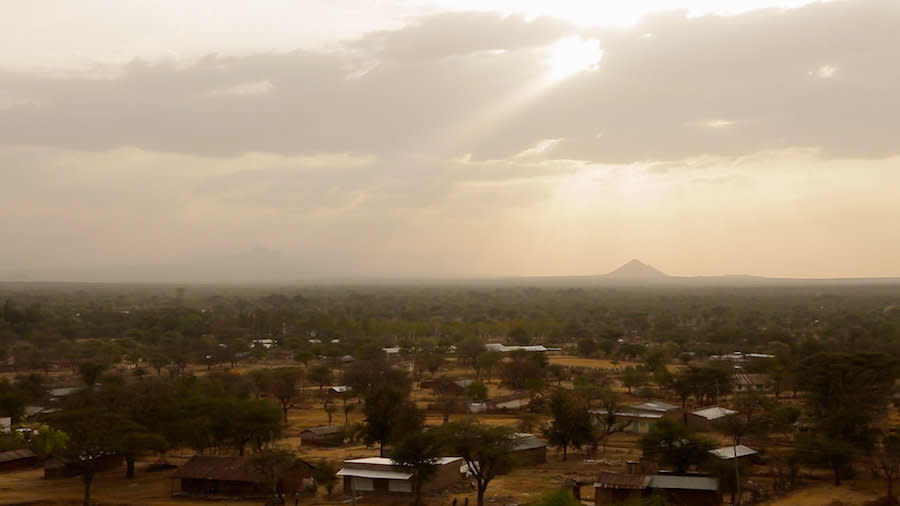The town of Kacheliba, in Kenya's West Pokot region, is over 100 miles from where&nbsp;Lomerilima lives.&nbsp; (Photo: Zoe Flood)