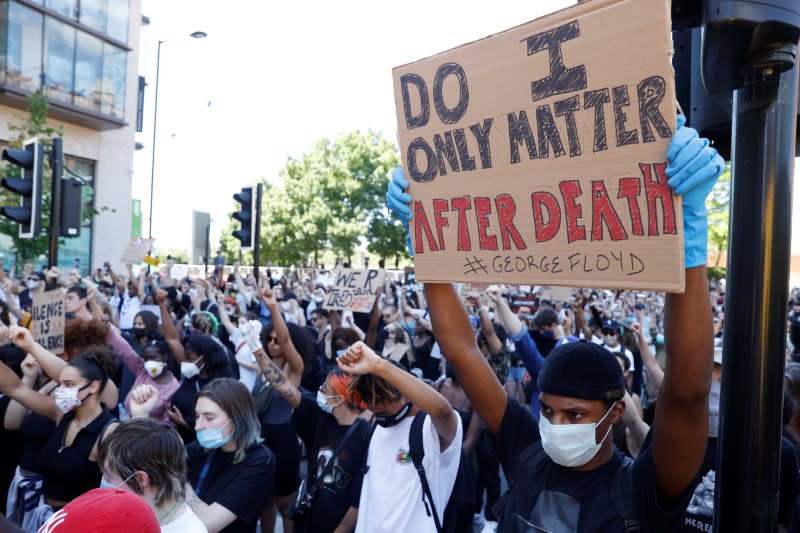 Protest against the death of George Floyd, in London