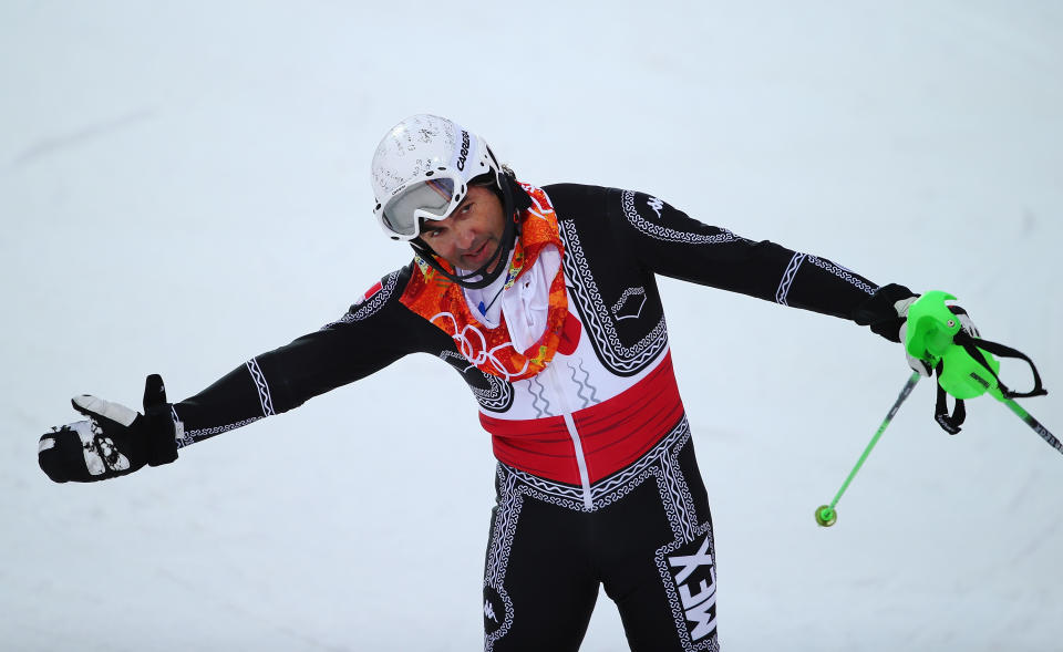 Hubertus von Hohenlohe at the 2014 Sochi Games.(Getty Images)