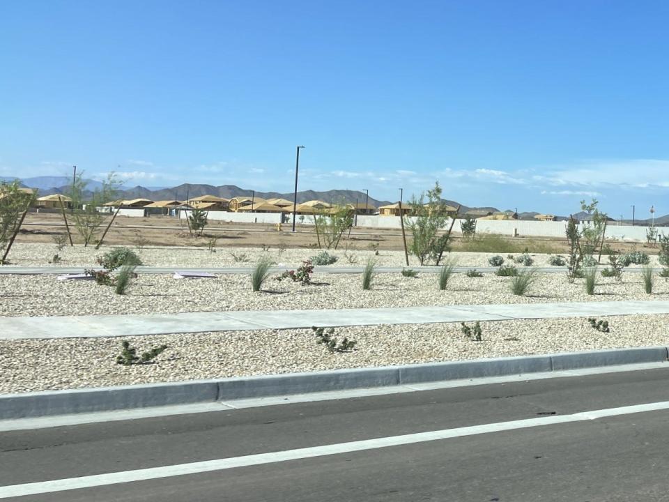 Houses are being built near 171st Avenue and Jomax Road in Surprise.