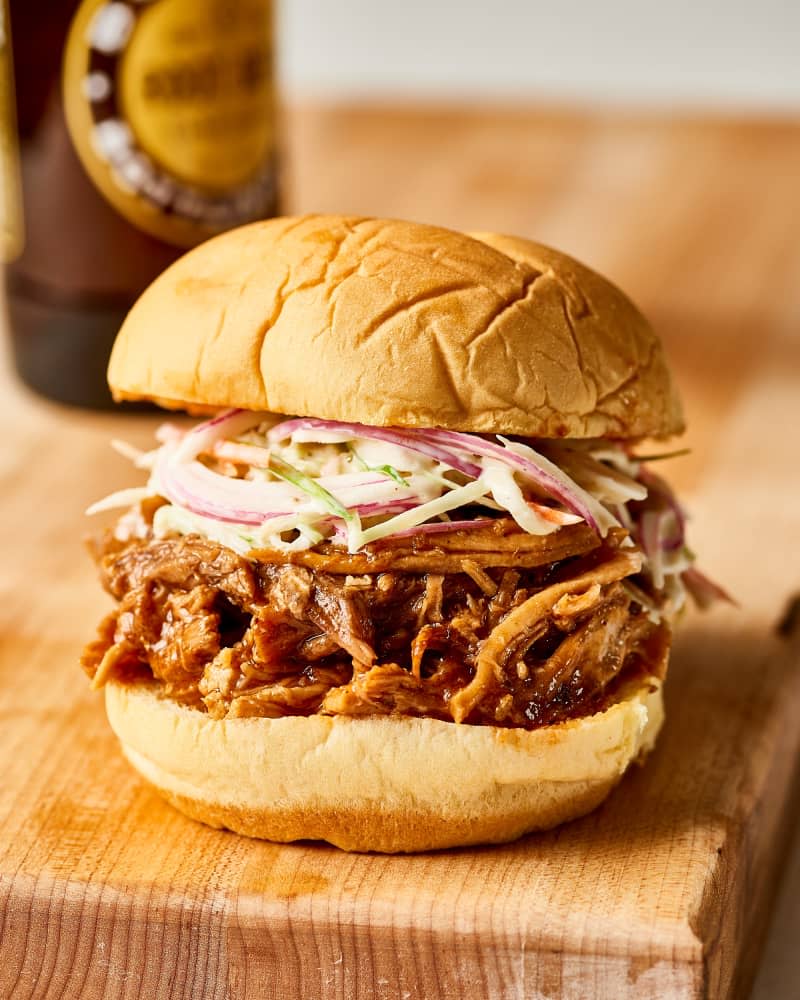 3-Ingredient Slow Cooker Root Beer Pulled Pork